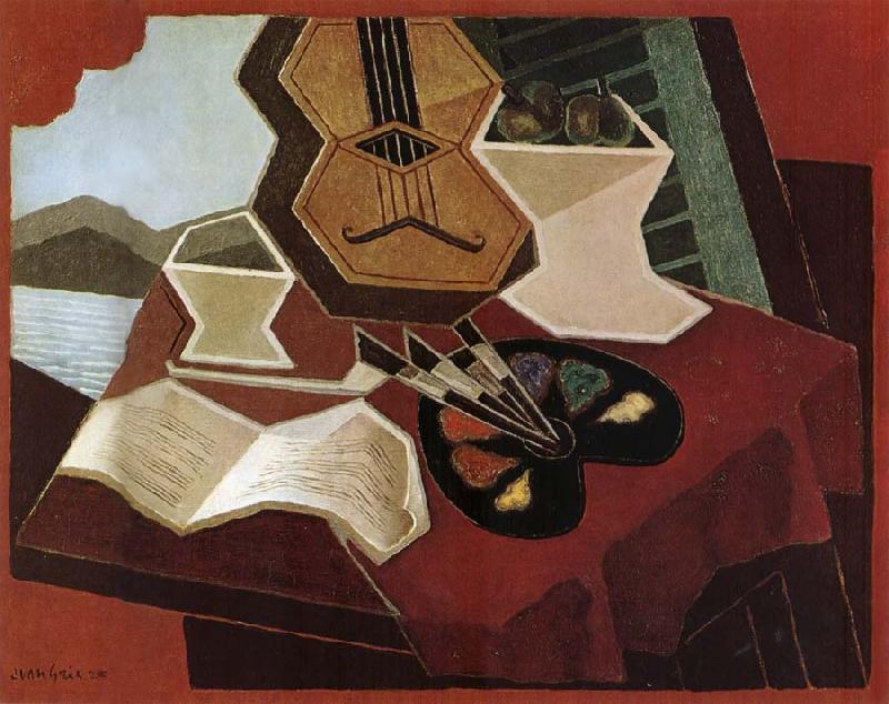 Juan Gris The table in front of sea oil painting image